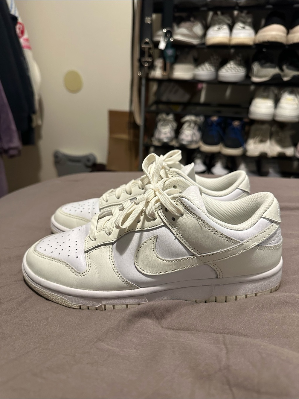 Nike White Low-Top Leather Sneakers